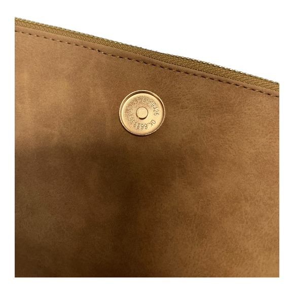 VR NYC Mosaic Design‎ Laser Cut Fold Over Double Compartment Crossbody Bag NEW - Picture 8 of 9